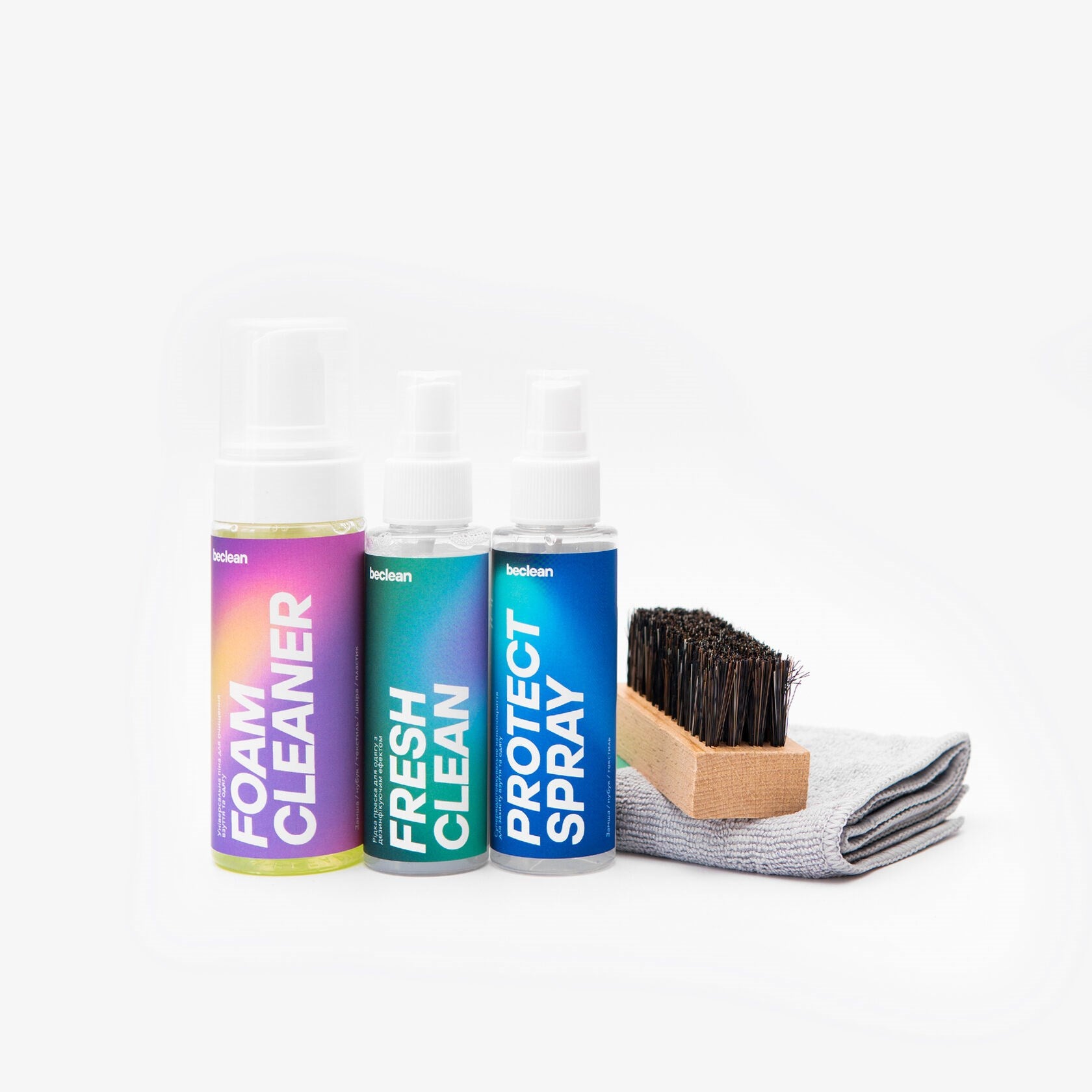 Набір по догляду за взуттям Beclean NANO SET