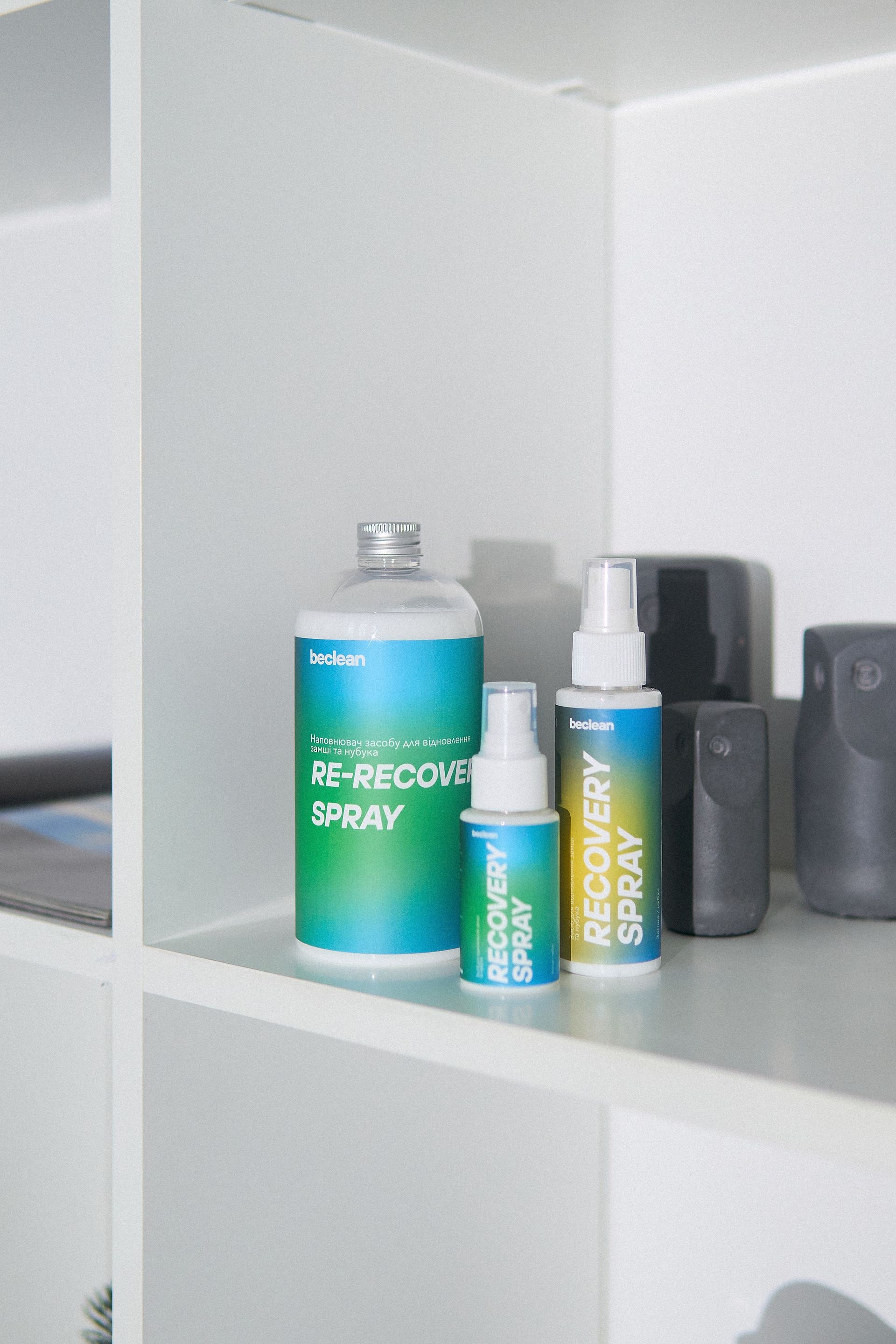 Наповнювач відновлювача для замші та нубуку Beclean RE-RECOVERY SPRAY 500 мл