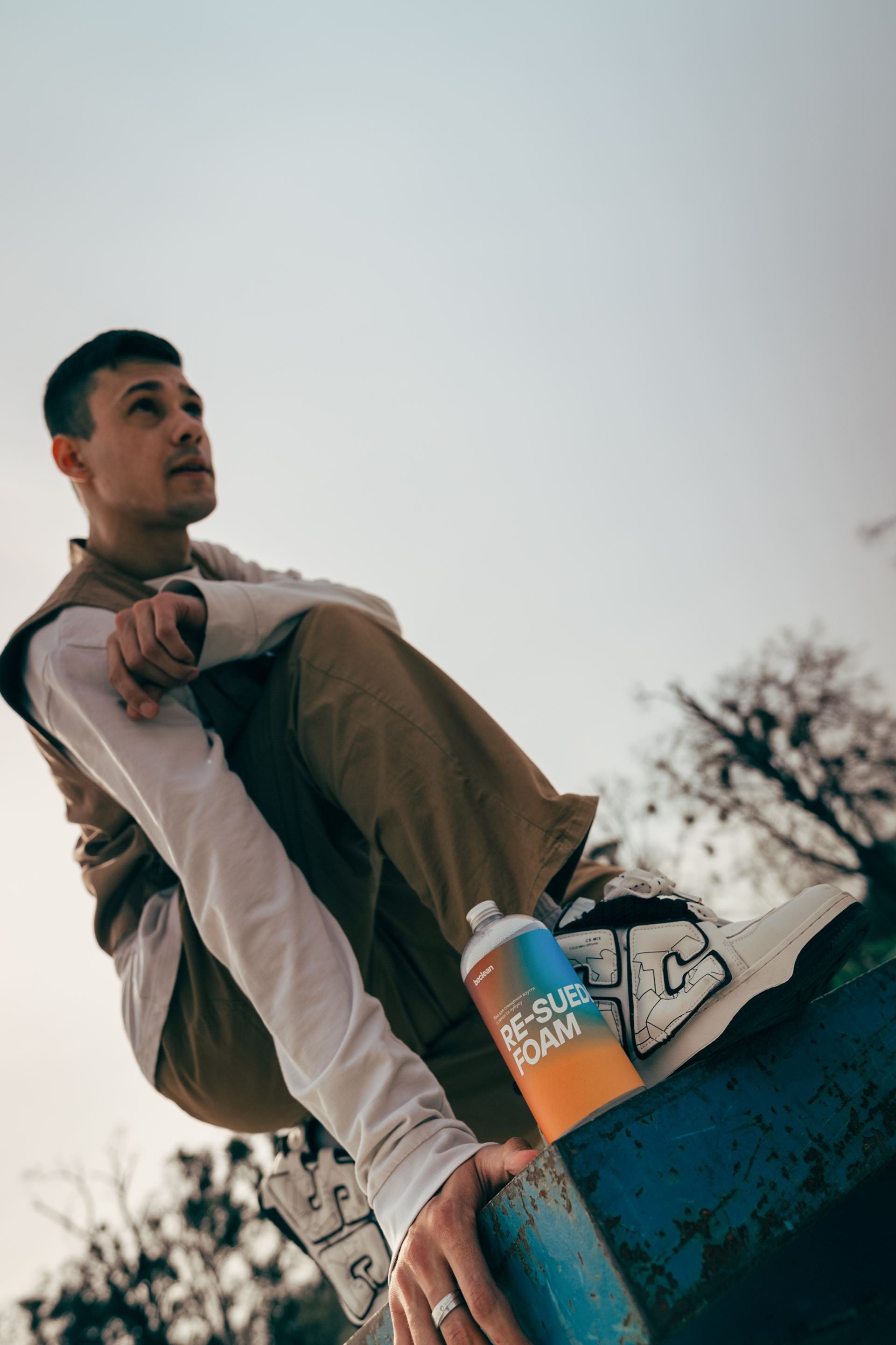 Наповнювач піни для очищення замшевого взуття Beclean RE-SUEDE FOAM 500 мл
