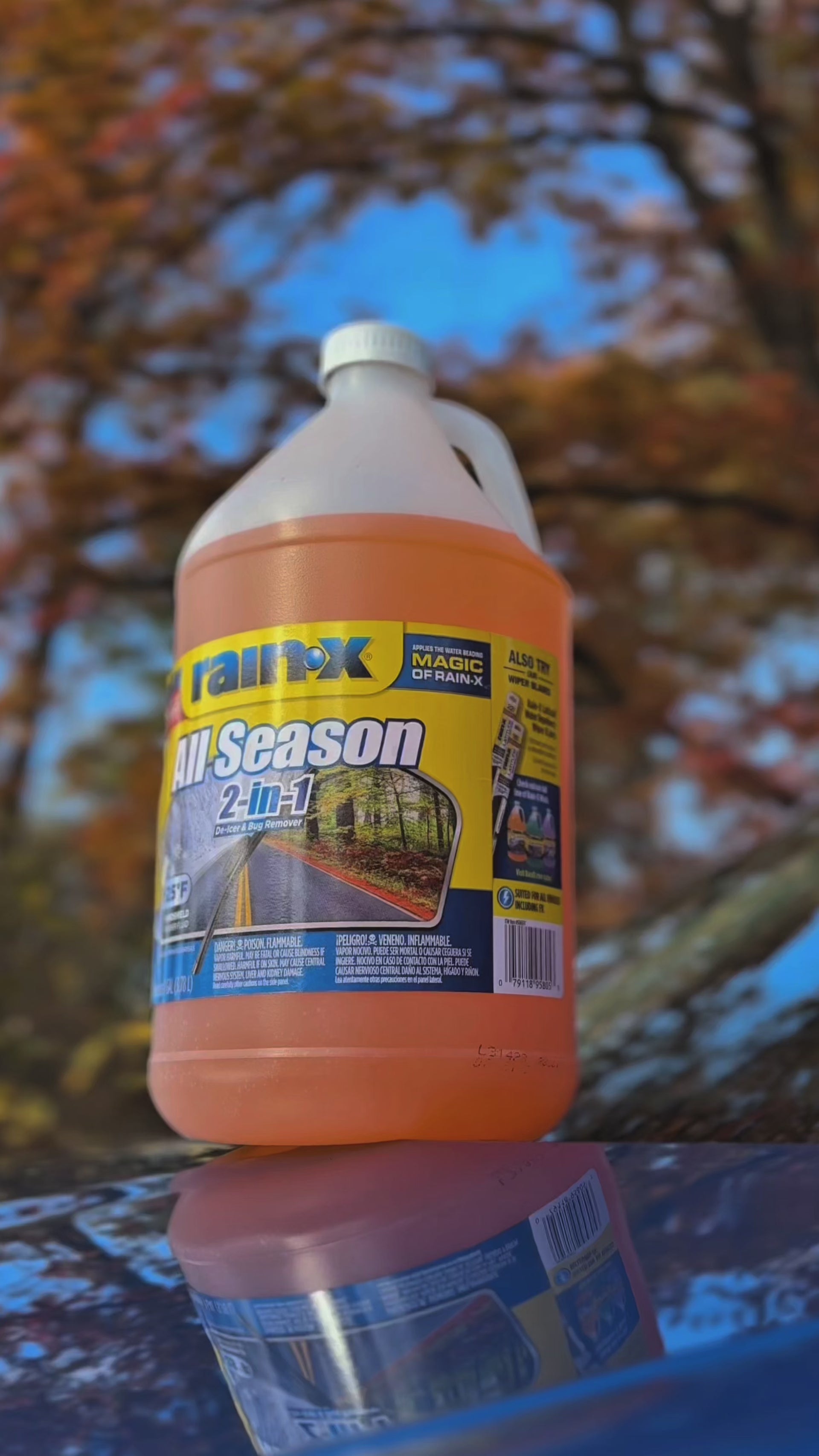 Омивач для скла Rain-Х 2 in 1 All Season (-32° De-Icer+BugRemover)